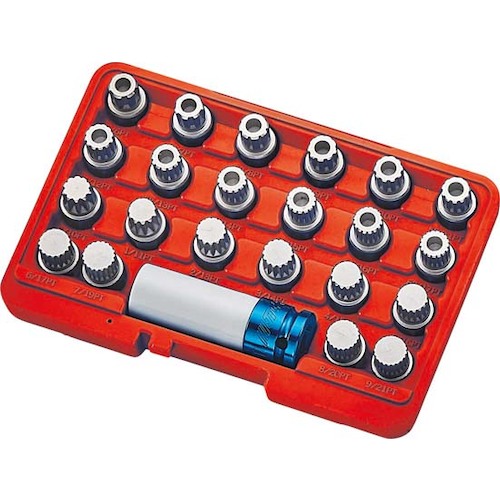 JTC Auto Tools ホイールロックソケットセット 【品番：JTC6743】