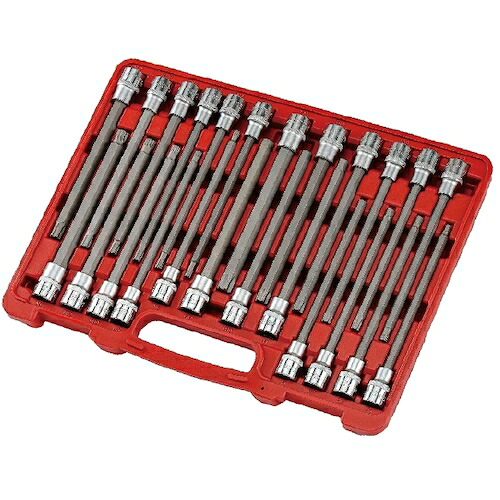 JTC Auto Tools　２４ＰＣＳ　１２．７ｍｍ　コンビネーションソケットビットセット　【品番：JTC7024】