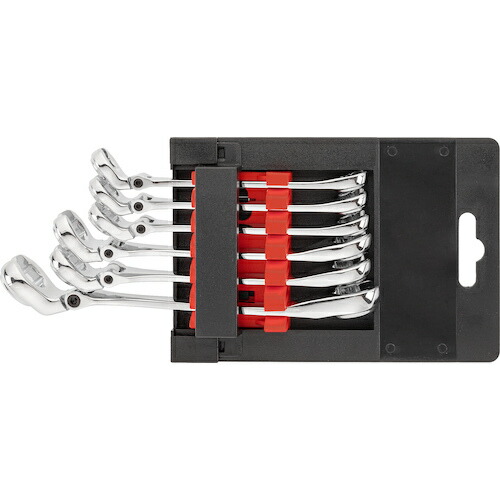 JTC Auto Tools　６ＰＣＳ　コンビネーション首振りフレアナットレンチセット　【品番：JTC79186】