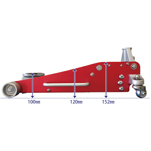 JTC Auto Tools アルミ・スチールフロアジャッキ 【品番：JTC825011C】