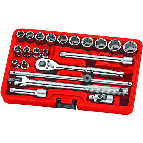 JTC Auto Tools ２２ｐｃｓ ９．５粍ソケット仕掛ける 【品番：JTCH322B】