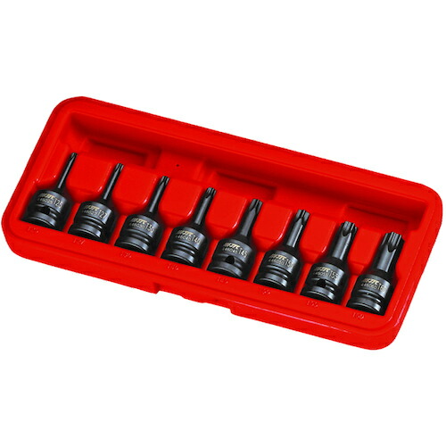 JTC Auto Tools 12.7mmインパクト用スターソケットセット 【品番:JTCJ408T】