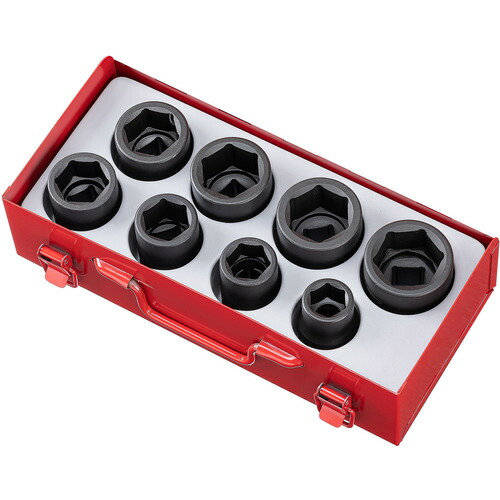 JTC Auto Tools　１９ｍｍ　８ＰＣＳインパクトソケットセット　【品番：JTCJ608M】