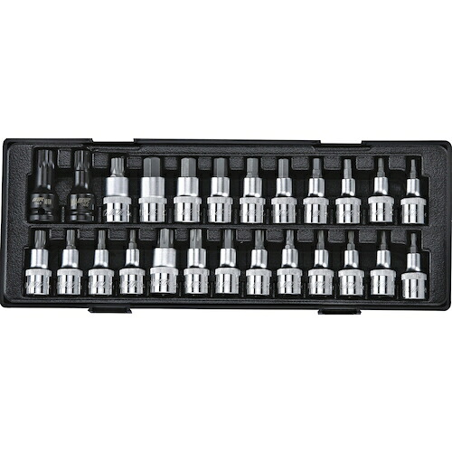 JTC Auto Tools １２．７粍 ２５ＰＣＳ ソケットビット仕掛ける 【品番：JTCK4251】