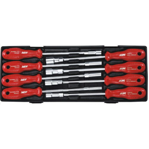 JTC Auto Tools　８ｐｃｓ　ナットドライバーセット　【品番：JTCK7081】
