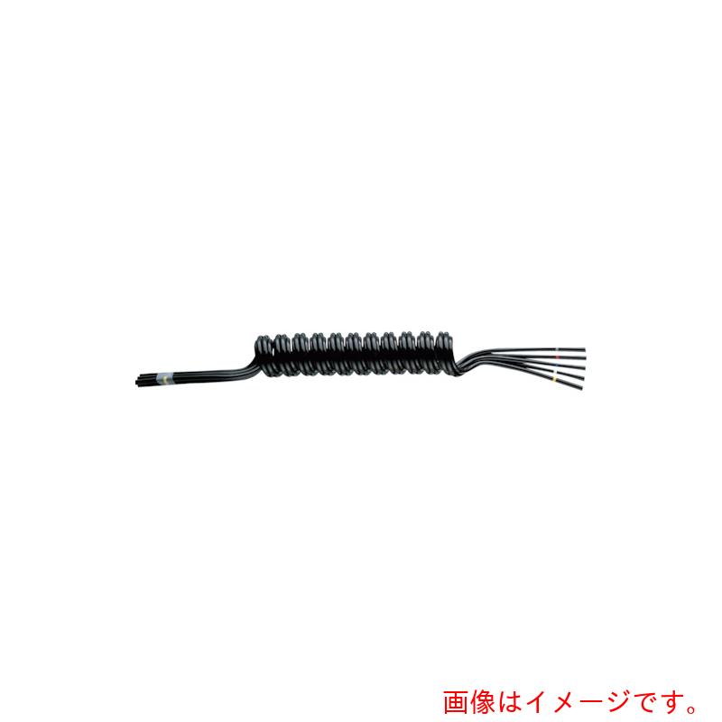潤工社（Junkosha）　ラウンドコイルチューブ　ＵＴ　５－６Ｘ４ｍｍ　最大使用長７０ｃｍ　黒　【品番：UT5-06-70】