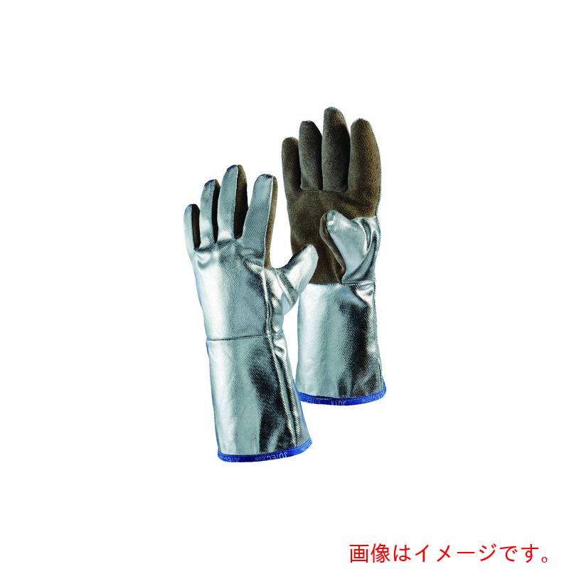 JUTEC Hitzeschutz und Isolierte 耐熱手袋 アルミナイズドレザー L 【品番:H05LA238-W2-9】|住設プロ 店