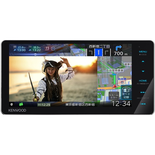 ＪＶＣケンウッド　ＫＥＮＷＯＯＤ　７インチワイドＡＶナビ　ナビゲーション　【品番：MDV-S711HDW】