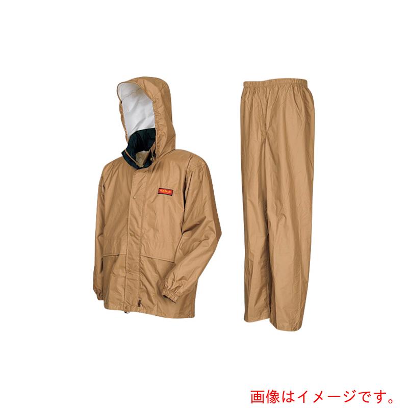 カジメイク エントラントレインスーツ カーキ Ｍ 【品番：7200-14-M】 安全・保護用品-花・ガーデン・DIY-その他