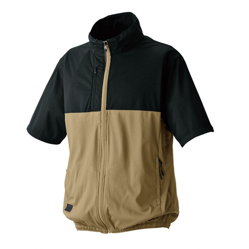 カジメイク 冷やりとした半袖ブルゾンオールインパッケージ ８９０３ コヨテ Ｌ 【品番：8903-19-L】