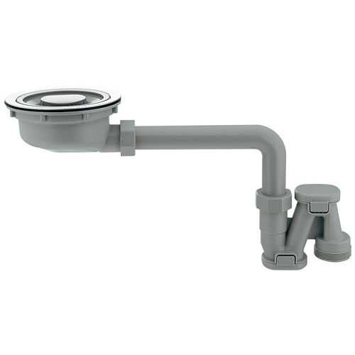 カクダイ　流し台薄型トラップ　【品番：4526】