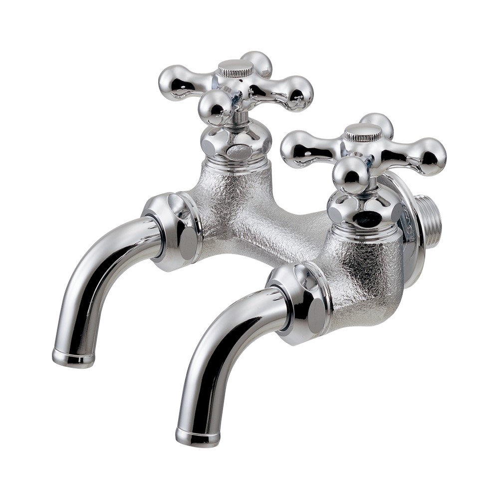 カクダイ　双口ホーム水栓 一般地・寒冷地共用　【品番：705-016】｜住設プロ　店 9,421円