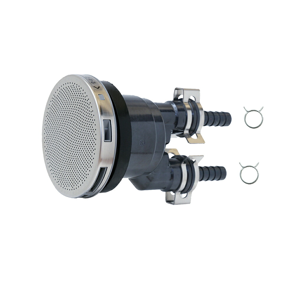 カクダイ 一口循環金具(ペアホース用) 10A 【品番:415-021】