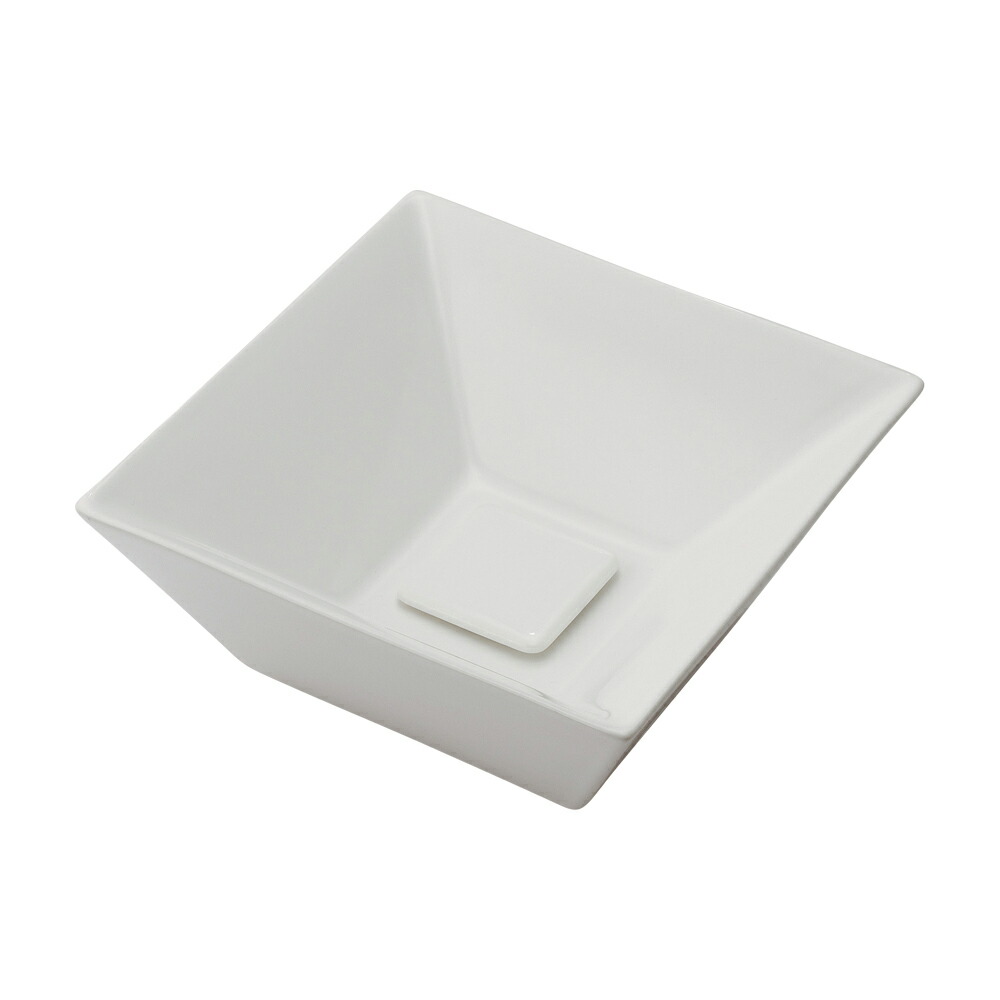 カクダイ　角型手洗器　ホワイト　Luju　【品番：493-240-W】