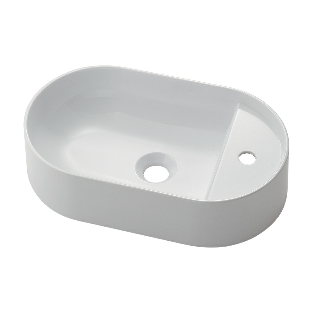 カクダイ　丸型手洗器　Luju　【品番：493-261】