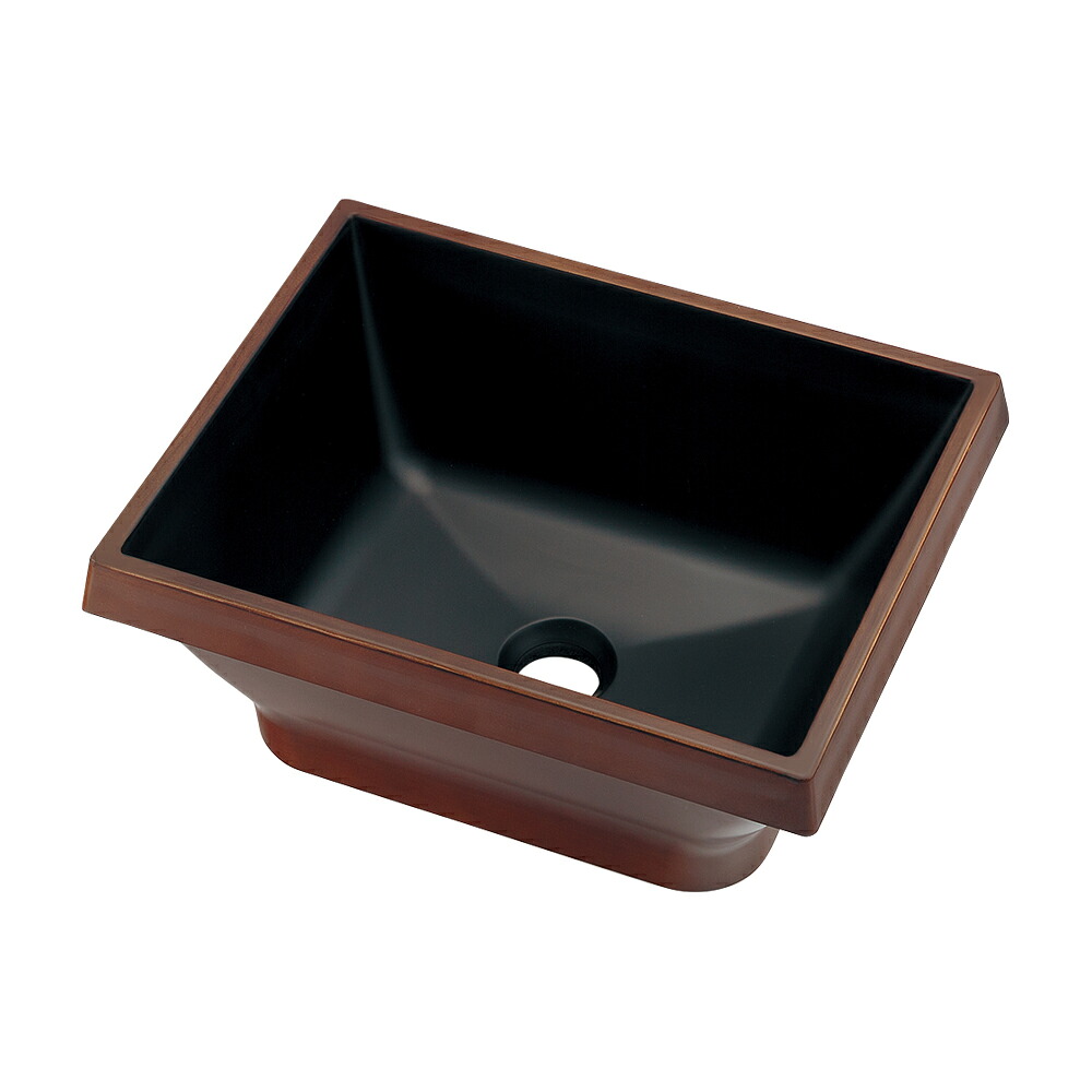 カクダイ 角型手洗器 カカオ QuQu 【品番：493-265-DD】