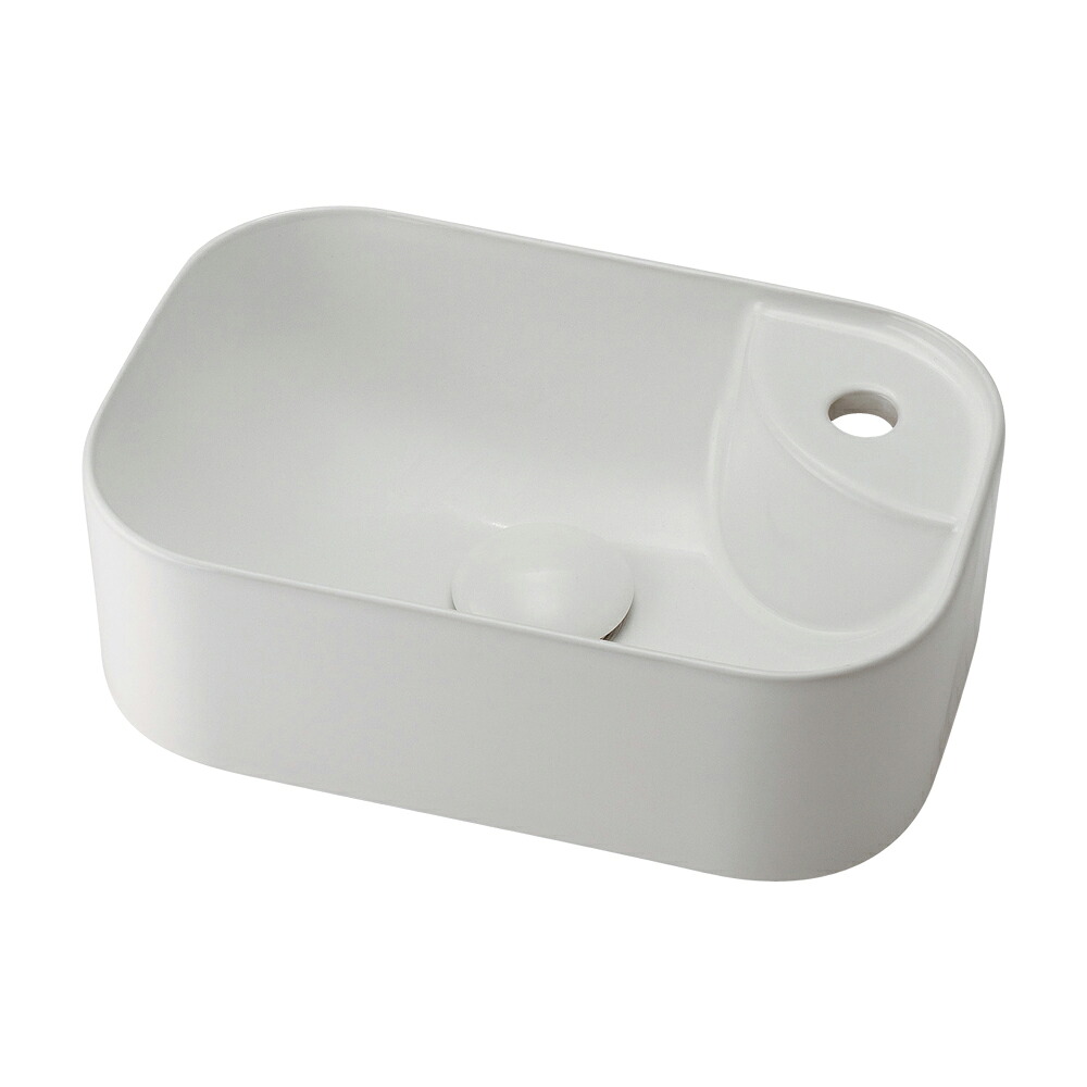 カクダイ 角型室内用便器器 白いこと Luju 【品番：493-273-W】