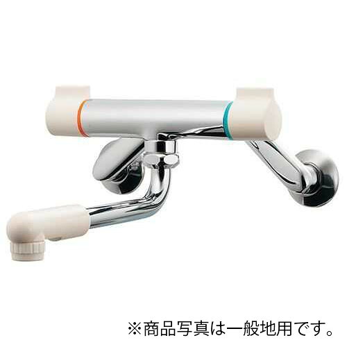 カクダイ　2ハンドル混合栓　寒冷地用　【品番：128-110K】
