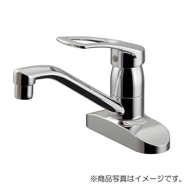 カクダイ シングルレバー混合栓 寒冷地用 【品番：116-112K】