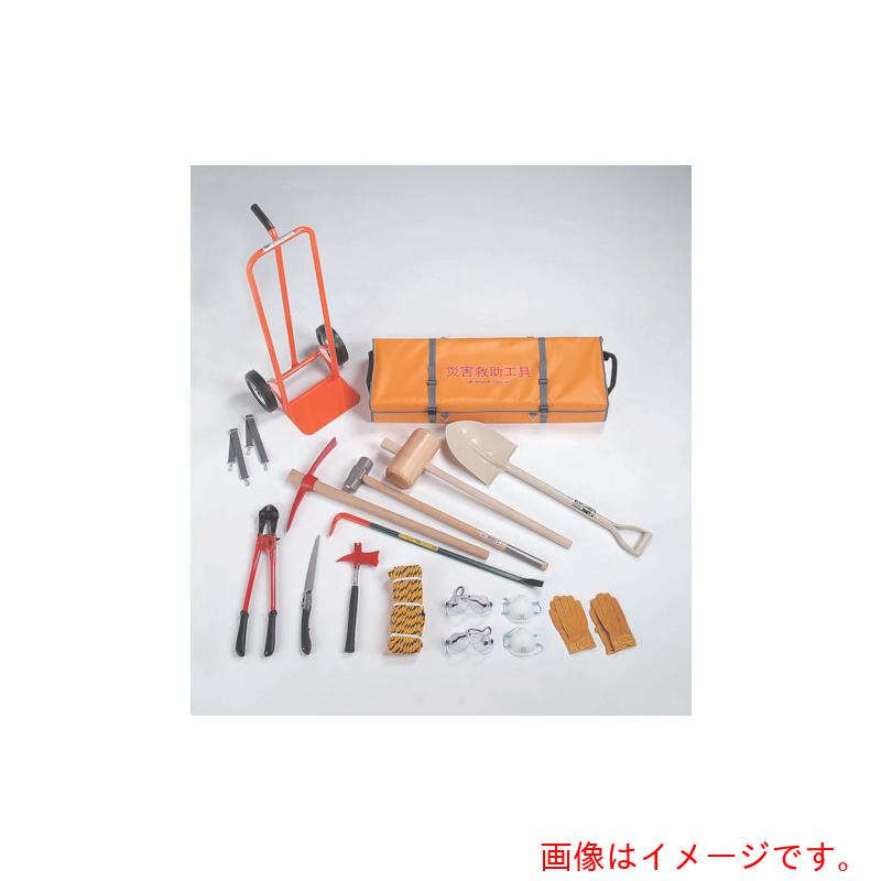 【別途送料あり】角利産業（KAKURI）　レスキューツールキット　ＲＳ－１７０Ｄ　台車付　【品番：9615】