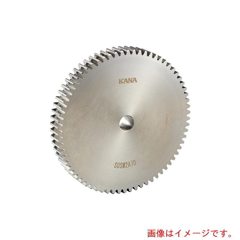片山チエン（KANA） ステンレス鋼平ギヤーＡ形 Ｍ２Ａ６４ 【品番：SUSM2A64】