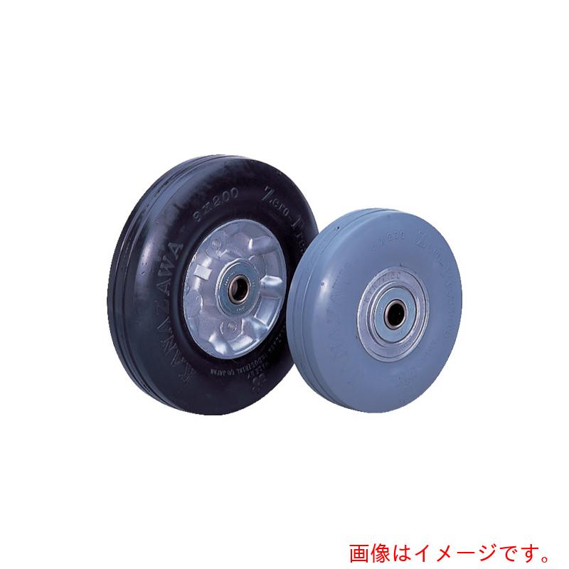 カナツー　ゼロプレッシャータイヤ　車輪　許容荷重１１５ｋｇｆ　車輪径Ｄ２００ｍｍ　【品番：ZP8X2.00HS-GY】