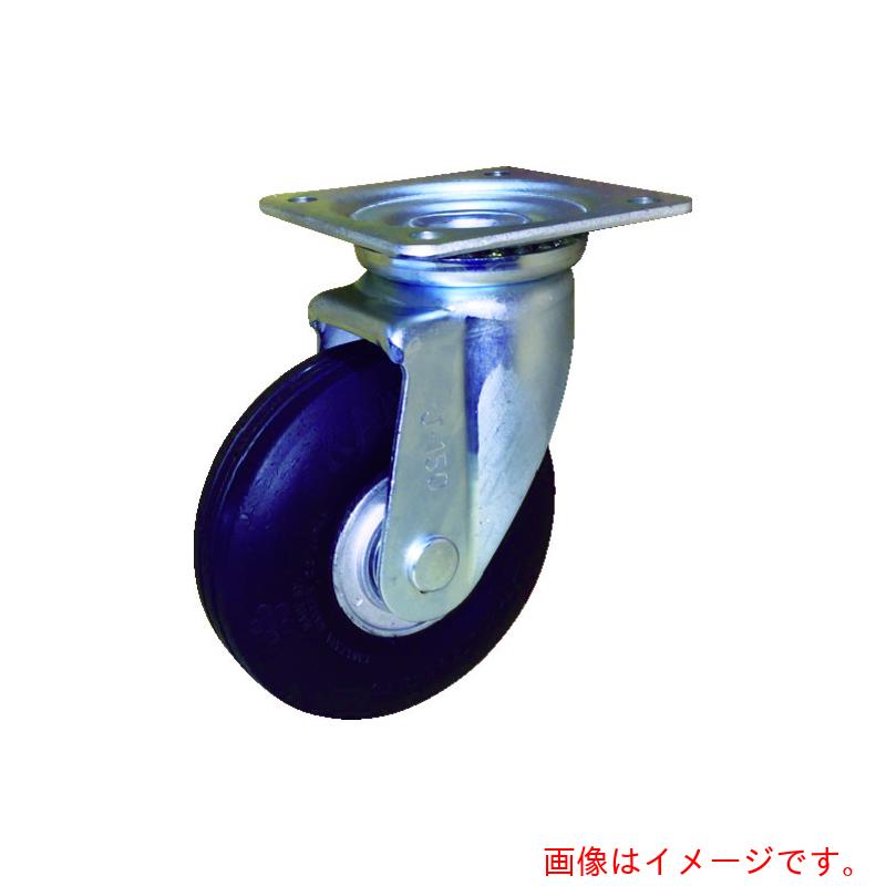 カナツー　ゼロプレッシャータイヤ　自在金具付　荷重１１２．７　【品番：ZP-O 8X2.00HS-BK】｜住設プロ　店