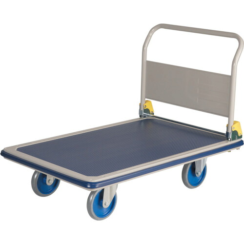 【別途送料あり】金沢車輛（KANAZAWA）　特大スチール台車（ハンドル折畳式）　【品番：NHT-501-KANSEI】｜住設プロ　店