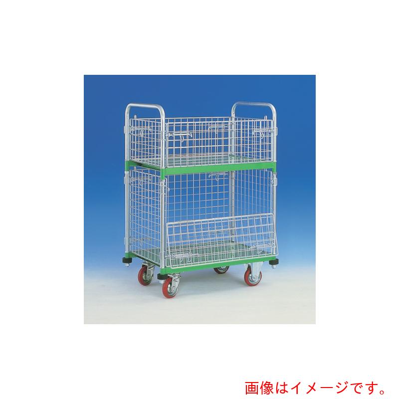 【別途送料あり】神戸車輛製作所（KANBE）　網付き台車　メッシュパックロール　６６３Ａ　【品番：663A】