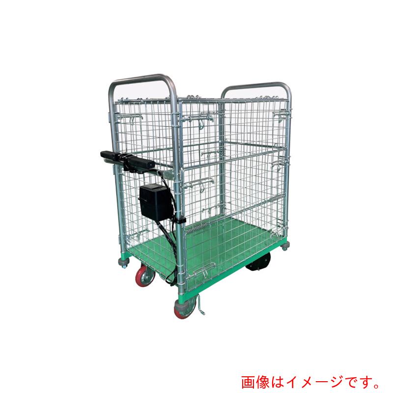 【別途貨物輸送あり】神戸乗り物製造所（KANBE） 網付き添い人手押し車 助けること付き添い人メッシュパックロール ＡＳ－６３８Ａ 【品番：AS-638A】