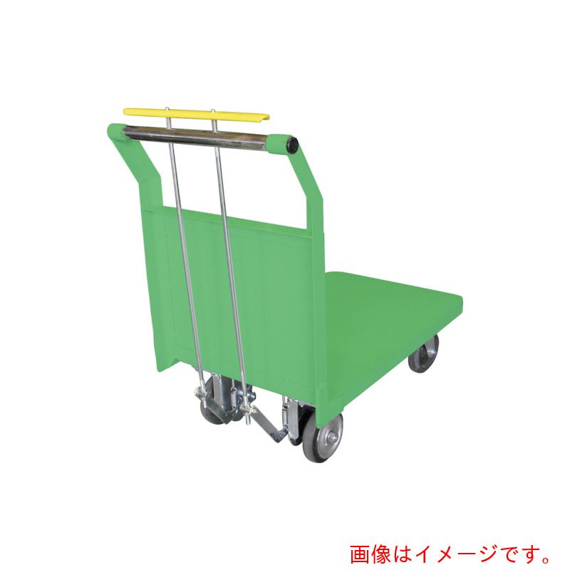 【別途貨物輸送あり】神戸乗り物製造所（KANBE） 一角製片袖四輪持ちはこぶ車お手てストッパー付き添い人 【品番：HS139E】