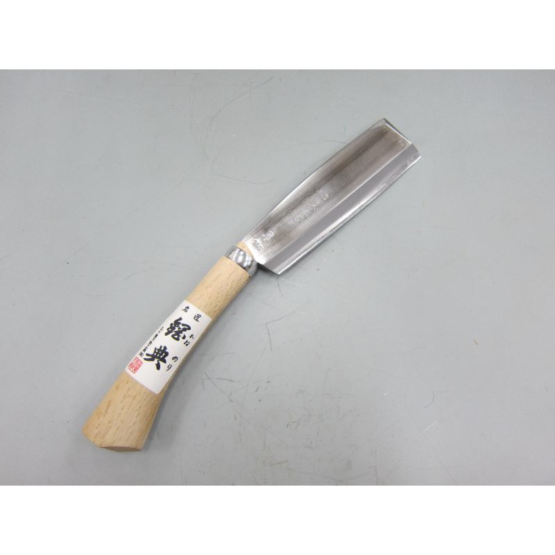 五十嵐刃物工業　鋼典 鋼付高級鞘鉈 コブ柄（片刃） 165mm鋼付高級鞘鉈　【品番：C-15】
