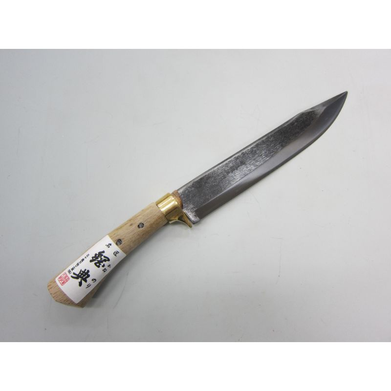 五十嵐刃物工業　鋼典 240mm鋼付 山鉈 顎付コブ柄 和釘　【品番：C-30】