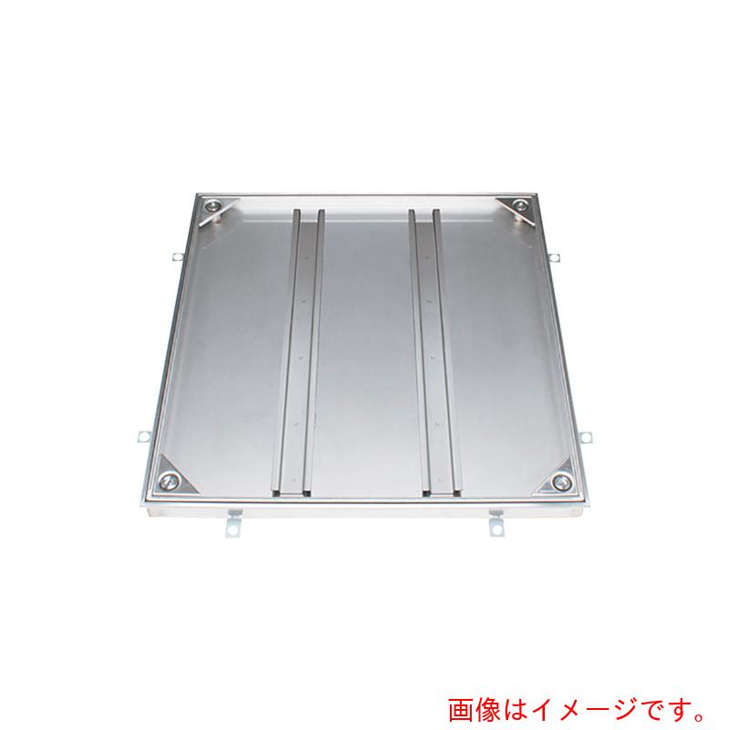 カネソウ（KANESO）　フロアーハッチ　充填用　屋内外用　密閉形（防水・防臭形）　ステンレス製　ボルト固定式（施錠タイプ）　【品番：MSXL-M-500-HANDORUNASHI】