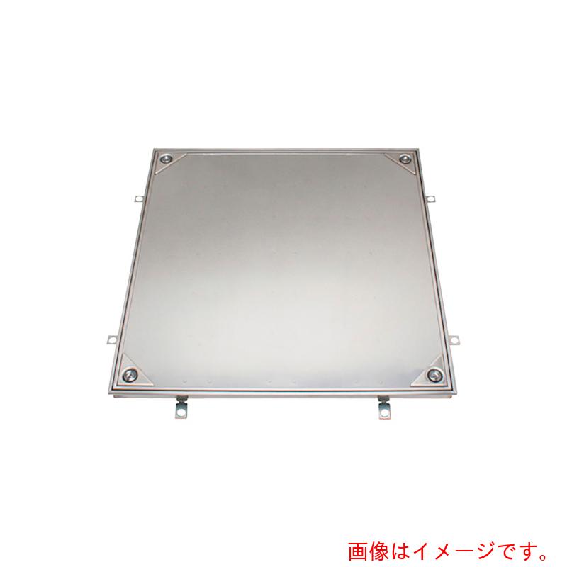 カネソウ（KANESO）　フロアーハッチ　張物用　屋内外用　密閉形（防水・防臭形）　ステンレス製　ボルト固定式（施錠タイプ）　【品番：MSXL-P-350-HANDORUNASHI】