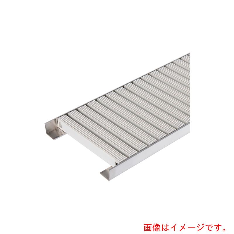カネソウ（KANESO）　樹脂製グレーチング　直線敷設用（連結部固定タイプ）　アイボリー　【品番：PG-12525-IVORY-CHOKUSEN】