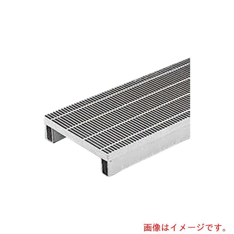 カネソウ（KANESO）　スチール製グレーチング　細目プレーンタイプ　かさあげ型　ＪＩＳ型側溝用　クッション付　【品番：QSJ-P-3632A】
