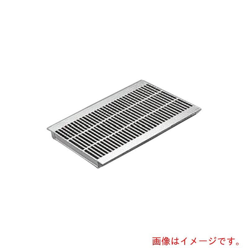 カネソウ（KANESO）　スチール製グレーチング　細目滑り止め模様付　歩道Ｕ字溝用　【品番：QXHU-4519】