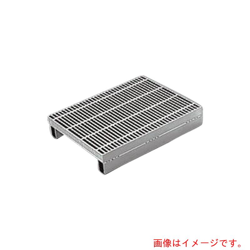 カネソウ(KANESO) スチール製グレーチング 細目滑り止め模様付 かさあげ型 JIS型側溝用 クッション付 【品番:QXJ-P-5125A】