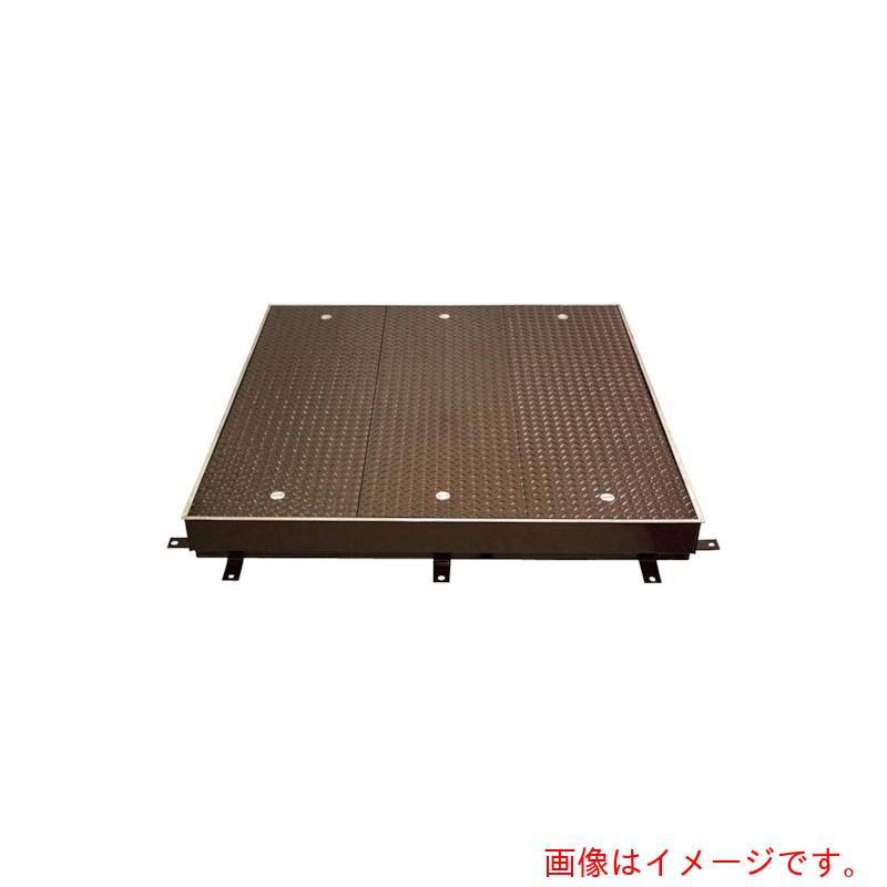 【別途送料あり】カネソウ（KANESO） マシンハッチ 縞鋼板蓋 屋内用 一般形 スチール製 ステンレス目地 【品番：S-1EC-1000-HANDORUNASHI】