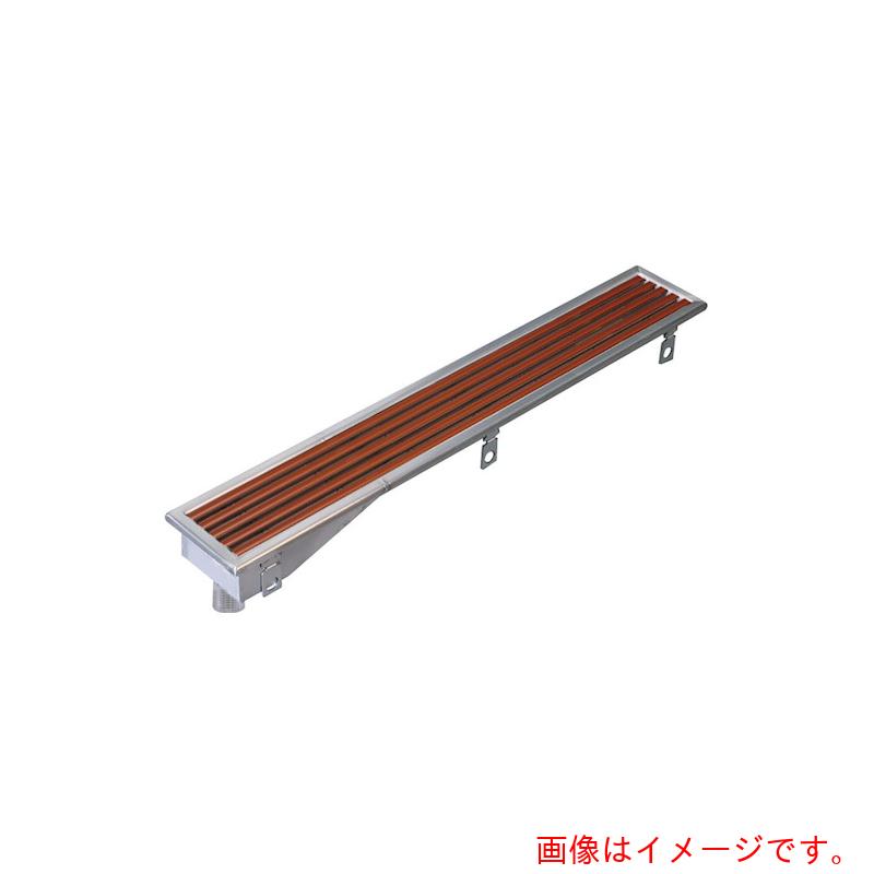 カネソウ（KANESO）　排水ユニット　樹脂製スリット　すきま６ｍｍ　細目タイプ　屋内用　ステンレス製トラフ　端部排水　たて引き用　１５０角タイル用　ブラウン　【品番：SEDP-EV-1512-BROWN】