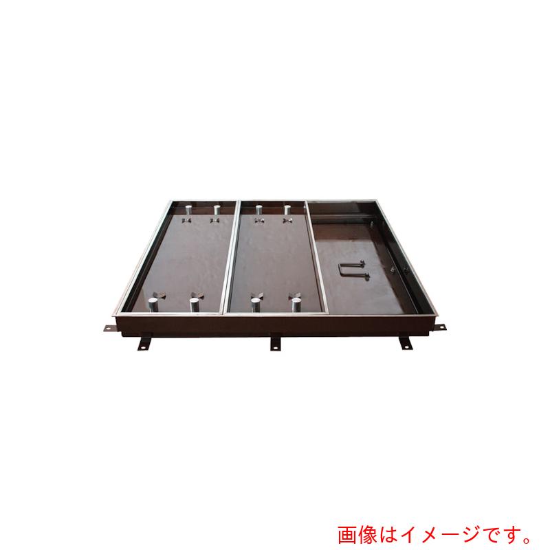 【別途貨物輸送あり】カネソウ（KANESO） 器械ハッチ 詰め直す用 屋内用 二重蓋 密閉形（雨合羽・防臭形） スチール写真製 ステンレス鋼目地 【品番：W-2E-1000-HANDORUTSUKI】
