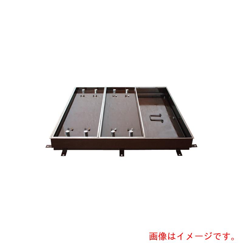 【別途貨物輸送あり】カネソウ（KANESO） 器械ハッチ 詰め直す用 屋内用 二重蓋 密閉形（雨合羽・防臭形） スチール写真製 ステンレス鋼目地 【品番：W-6E-900-HANDORUTSUKI】