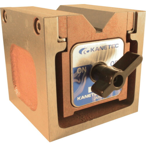 カネテック　ＫＡＮＥＴＥＣ　マグネットブロック　桝形ブロック　ＫＹＢ形　吸着力１８０Ｎ　【品番：KYB-8A】