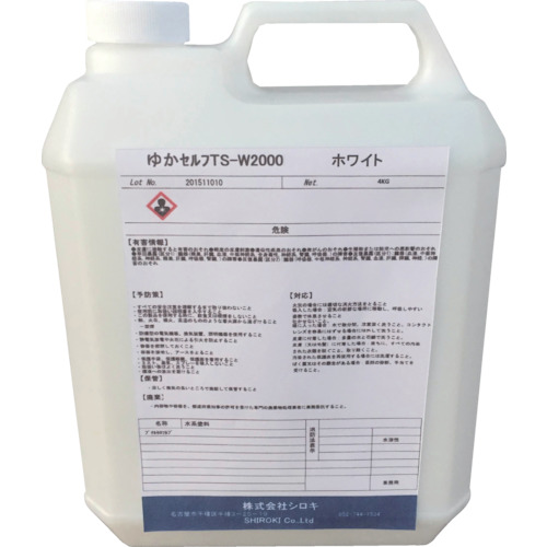 シロキコーポレーション シロキ ゆかセルフ 白いこと ４ＫＧ 【品番：7760208】
