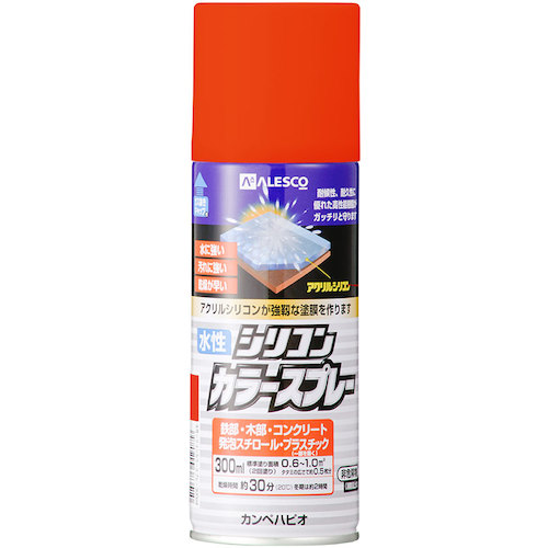 カンペハピオ（Kanpe Hapio） 水溶性ケイ素樹脂色合い吹きつける 赤ちょうちん百万 ３００ＭＬ 【24個】 【品番：00507650782300】