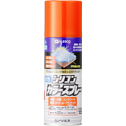 カンペハピオ（Kanpe Hapio） 水溶性ケイ素樹脂色つや吹きつける 赤ちょうちん百萬 ４２０ＭＬ 【24個】 【品番：00507650782420】