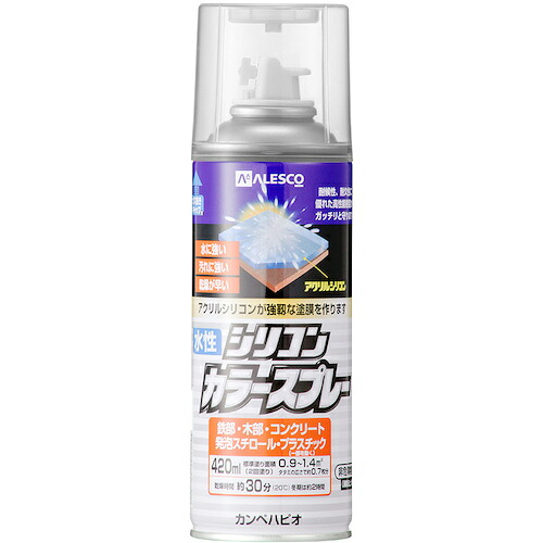 カンペハピオ（Kanpe Hapio） 水溶性ケイ素樹脂色つや吹きつける とうめい ４２０ＭＬ 【24個】 【品番：00507654002420】