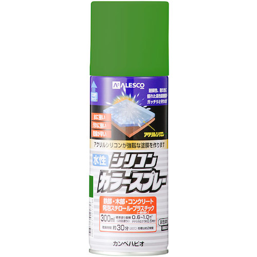 カンペハピオ（Kanpe Hapio） 水溶性ケイ素樹脂色合い吹きつける 緑であること ３００ＭＬ 【24個】 【品番：00507654112300】