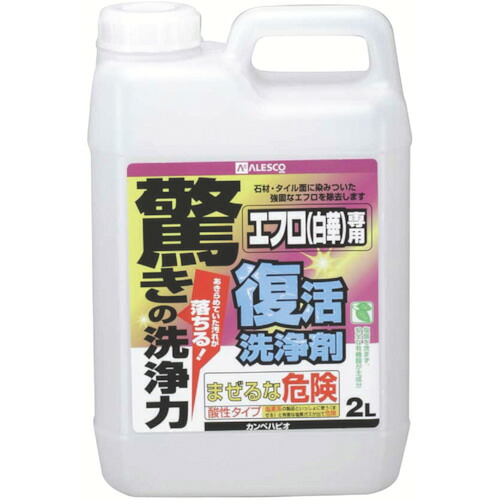 カンペハピオ（Kanpe Hapio） 生きかえる洗い濯ぎ剤２Ｌエフロ用 【6個】 【品番：00017660061020】